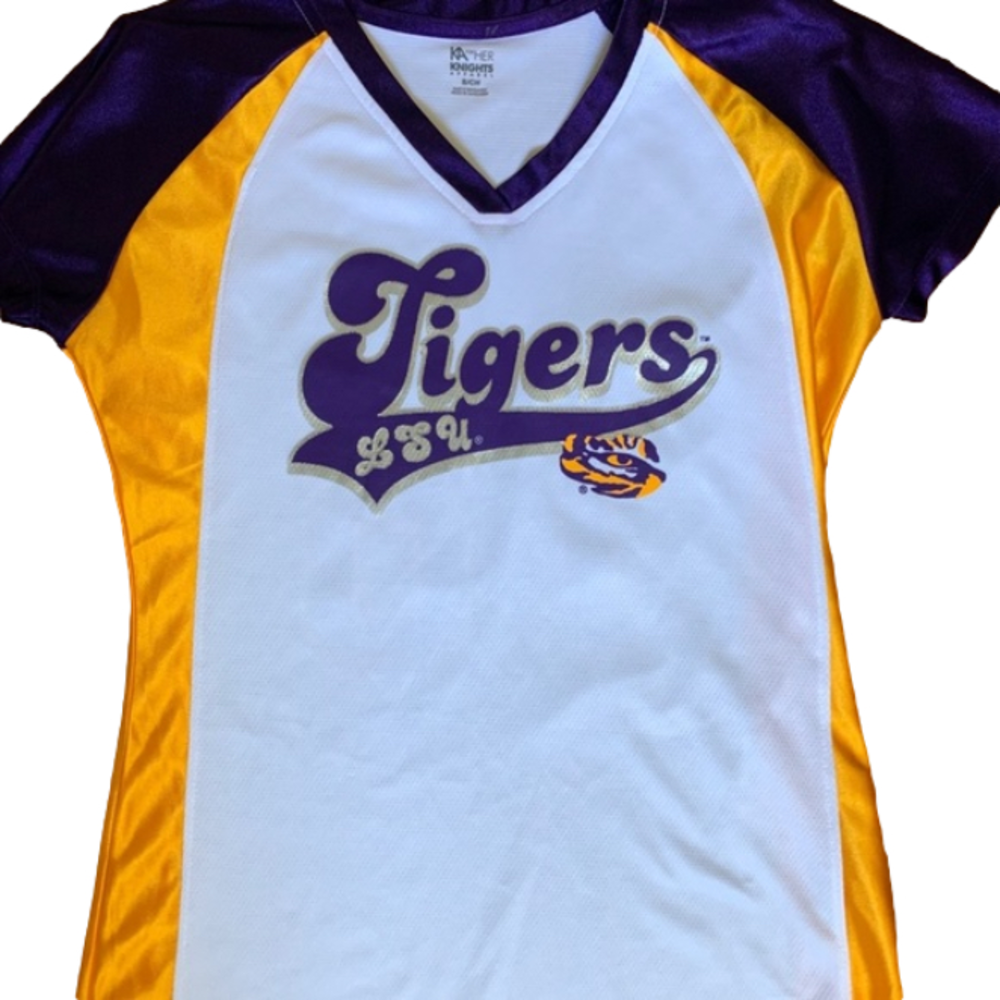 LSU Tigers Women’s Jersey T-shirt size small